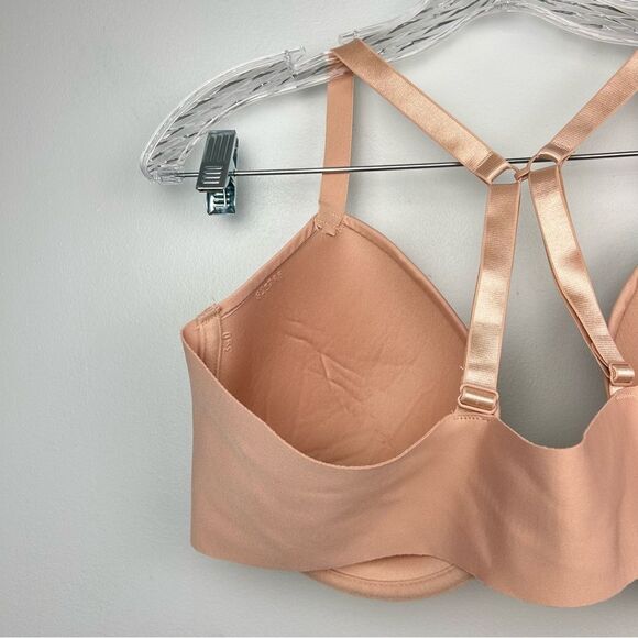 Pure Beauty René Rofé Pushup Bra Front Clasp Racerback & Regular Strap 42C - Picture 9 of 13